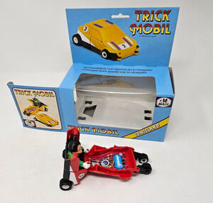 1984 Bully Trick Mobil Comicland Mickey Mouse Sportscar to Dragster Disney IOB